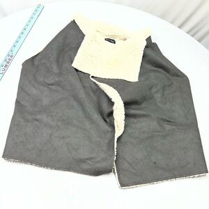 Charlie Paige Cream Shearling Vest